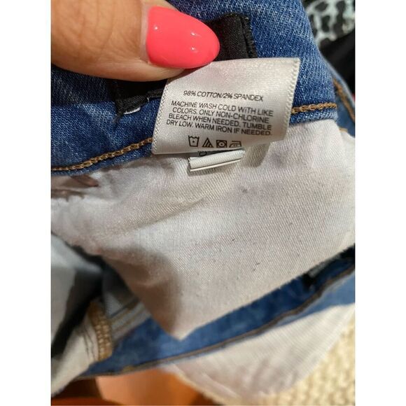 Express Balloon leg denim super high rise jeans size 6 - Picture 7 of 7